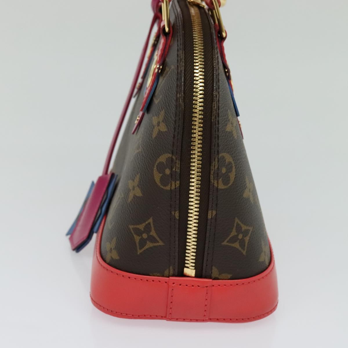 Louis Vuitton Alma Bb Red Canvas Handbag (Pre-Owned)
