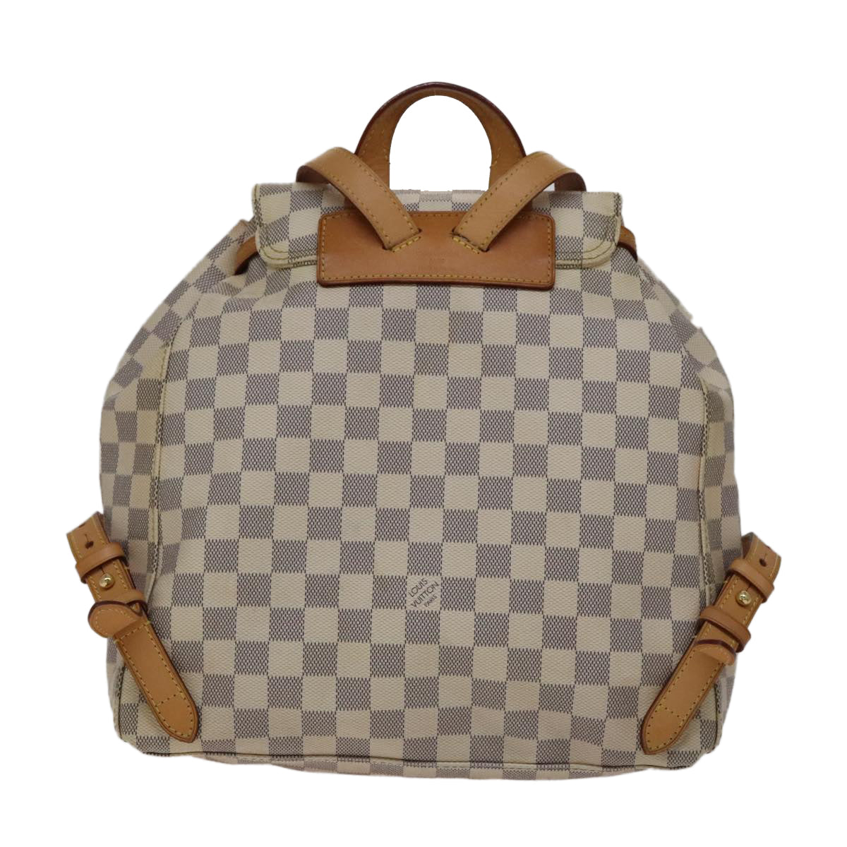Louis Vuitton Sperone Backpack Beige Canvas Backpack Bag (Pre-Owned)