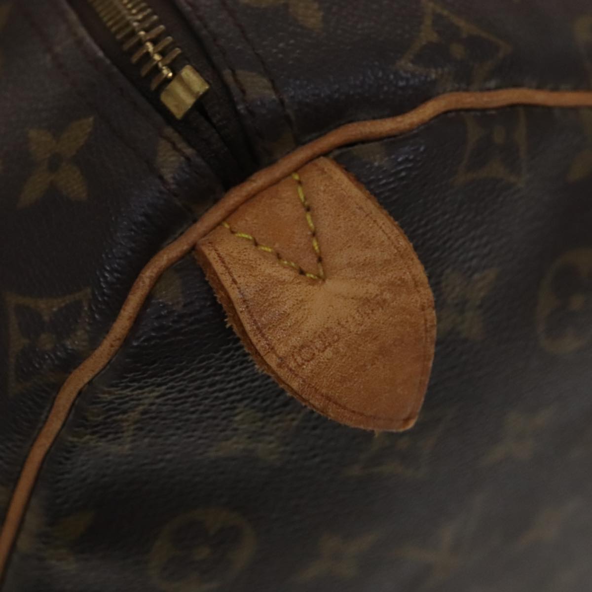 Louis Vuitton Keepall 55 Brown Canvas Travel Bag (Pre-Owned)