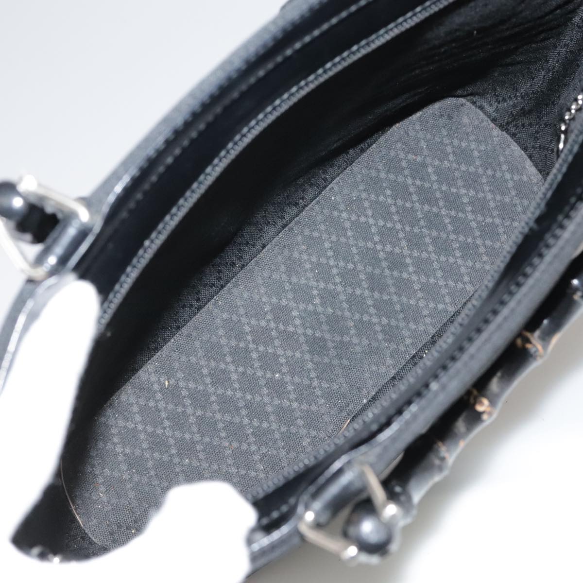 Gucci Bamboo Black Synthetic Handbag (Pre-Owned)