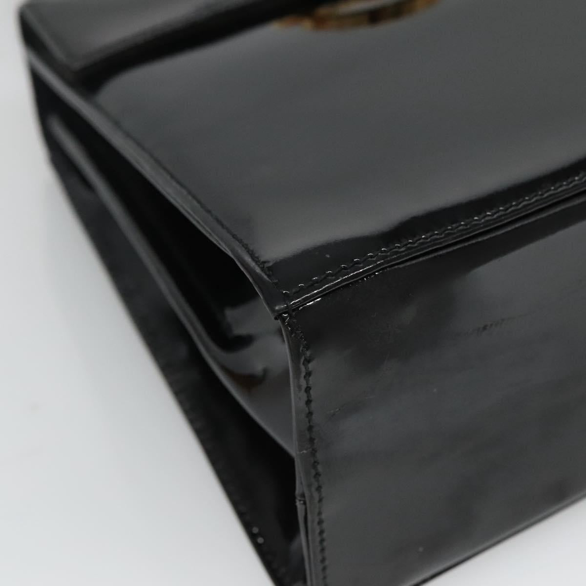 Salvatore Ferragamo Gancini Black Ceramic Handbag (Pre-Owned)