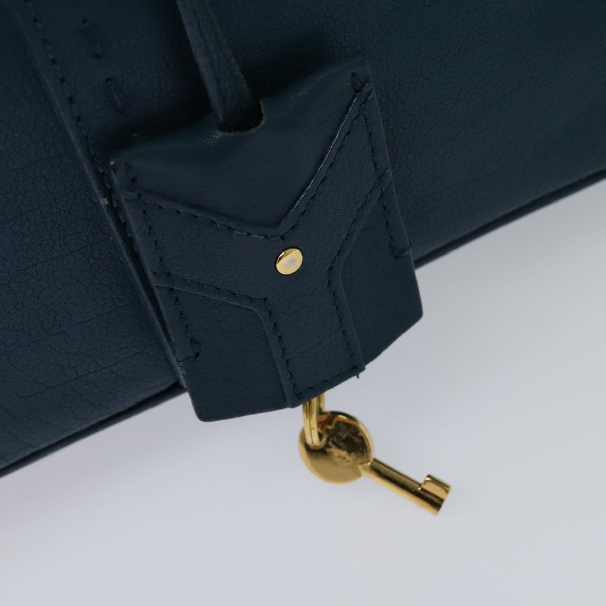Yves Saint Laurent Muse Blue Leather Handbag (Pre-Owned)
