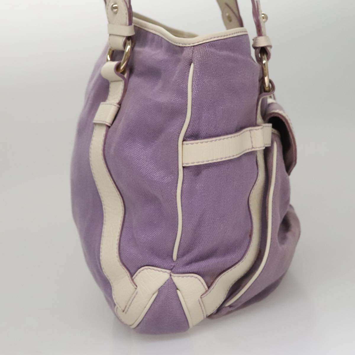 Céline Purple Canvas Tote Bag (Pre-Owned)