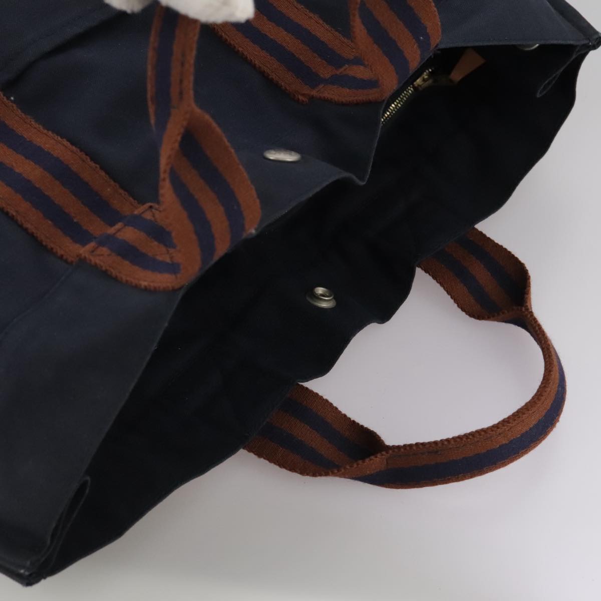 Hermès Toto Navy Canvas Tote Bag (Pre-Owned)