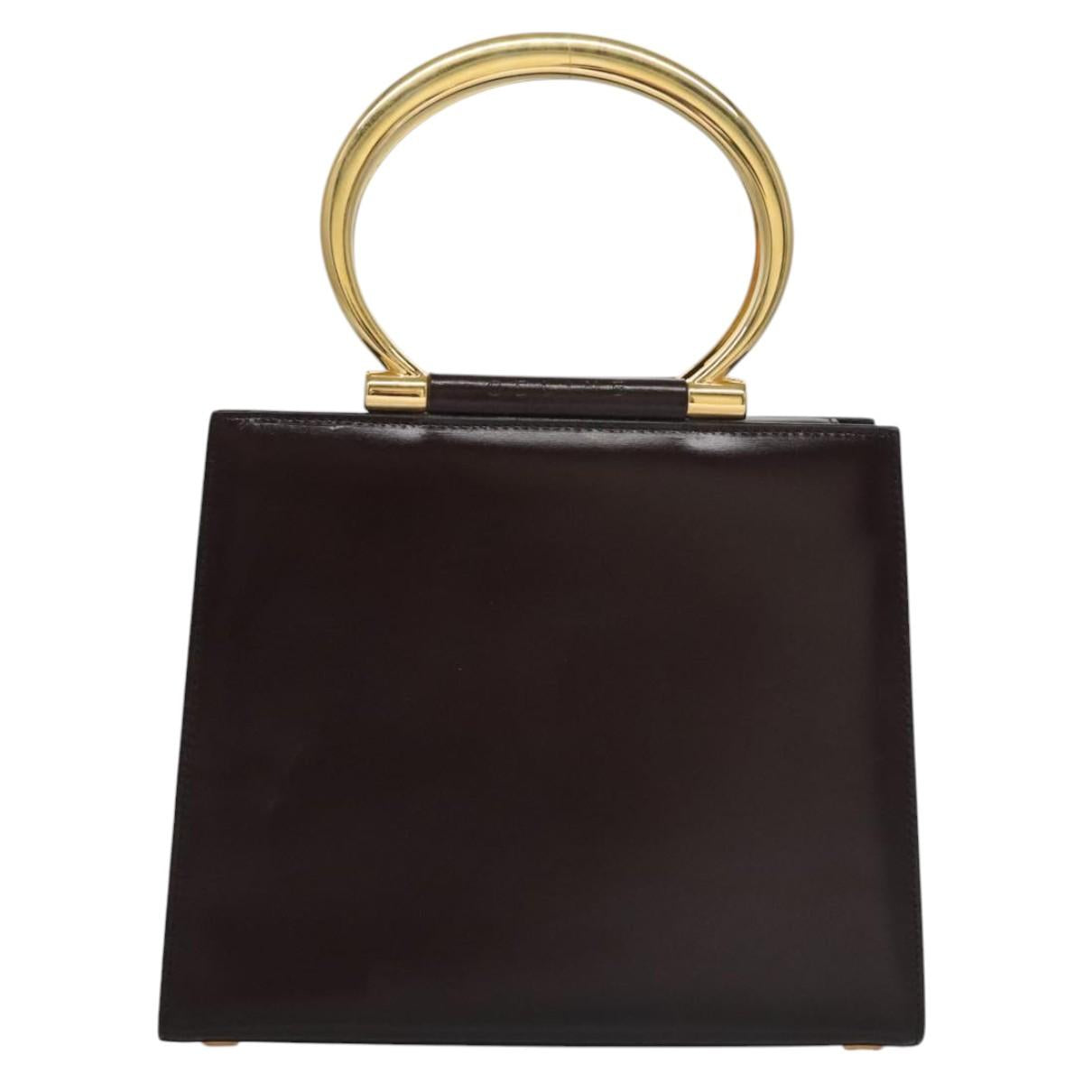 Céline Vintage Brown Leather Handbag (Pre-Owned)