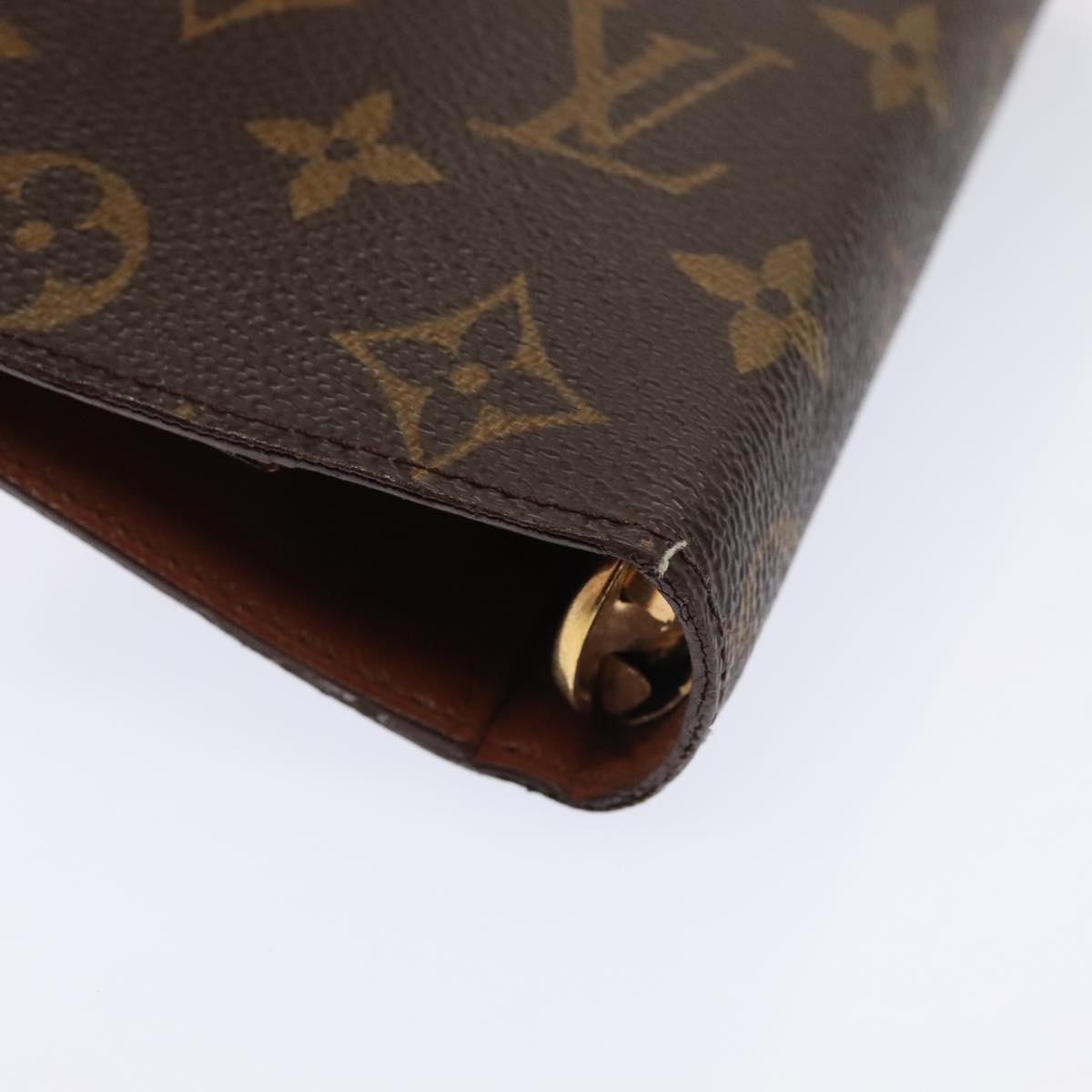 Louis Vuitton Agenda Cover Brown Canvas Wallet (Pre-Owned)
