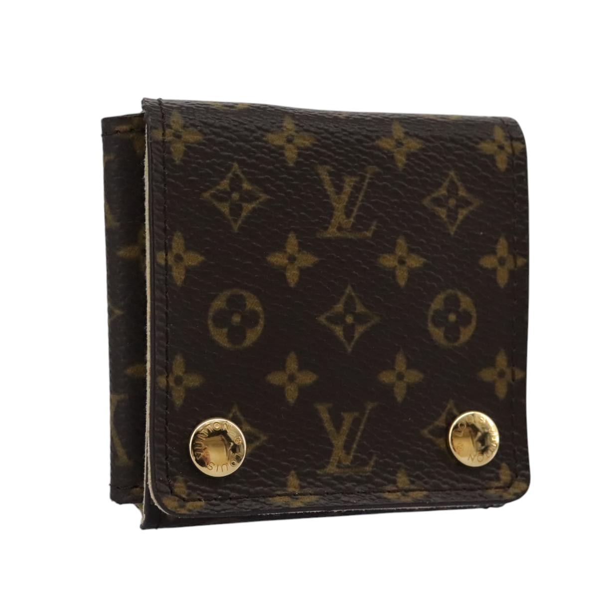 Louis Vuitton Jewelry Case Brown Canvas Wallet (Pre-Owned)