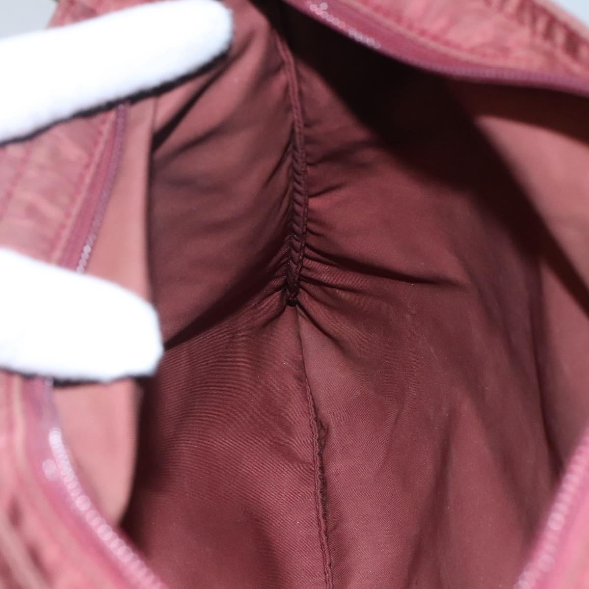 Prada Red Synthetic Shoulder Bag (Pre-Owned)
