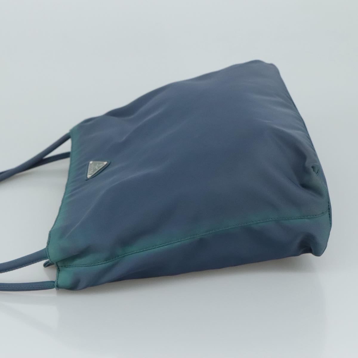 Prada Tessuto Blue Synthetic Tote Bag (Pre-Owned)