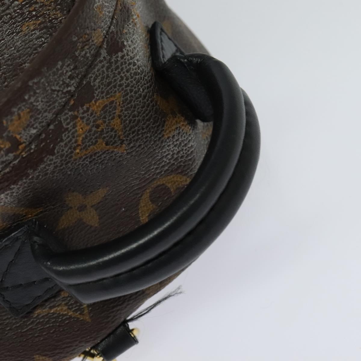 Louis Vuitton Palm Springs Mini Brown Canvas Backpack Bag (Pre-Owned)