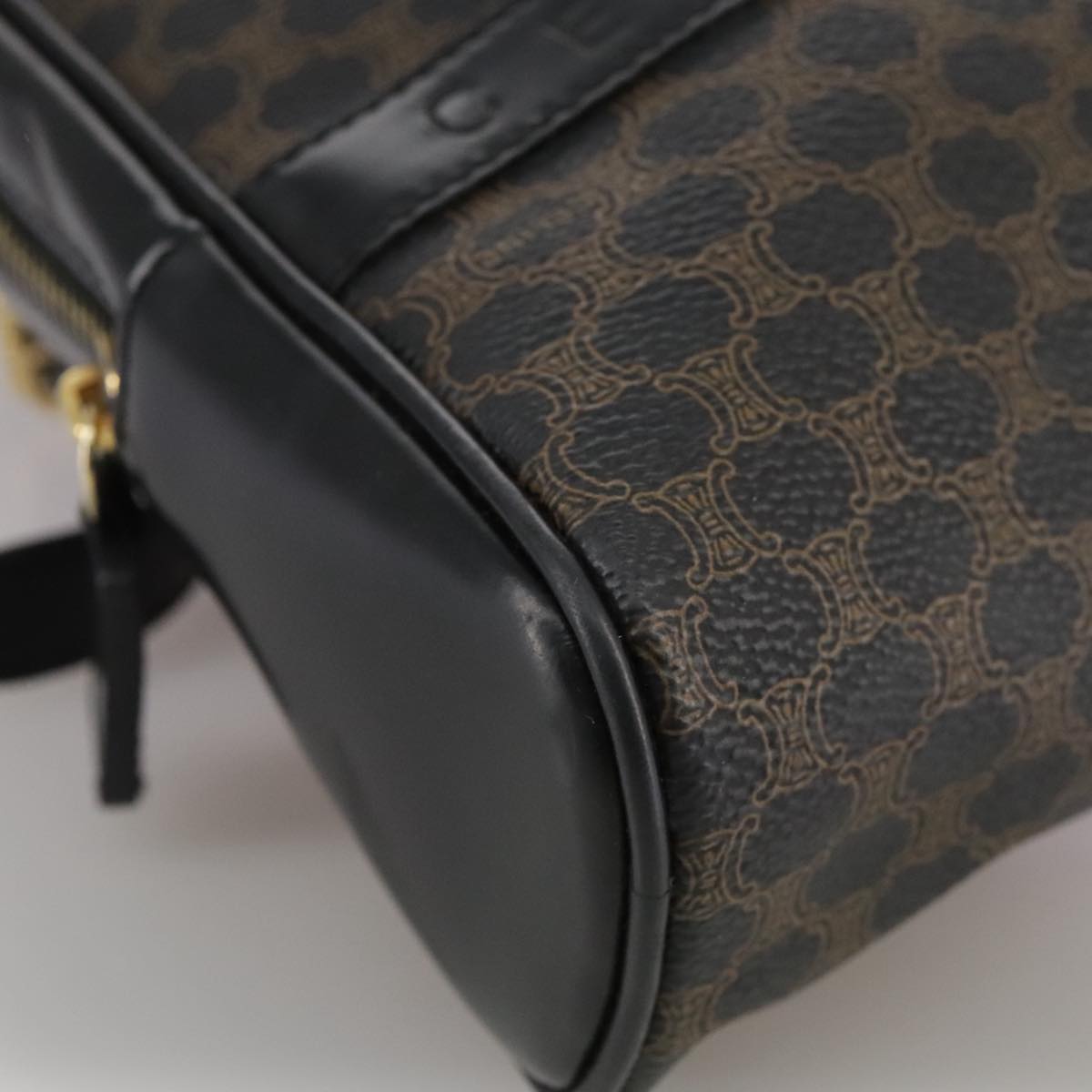 Céline Macadam Brown Canvas Backpack Bag (Pre-Owned)