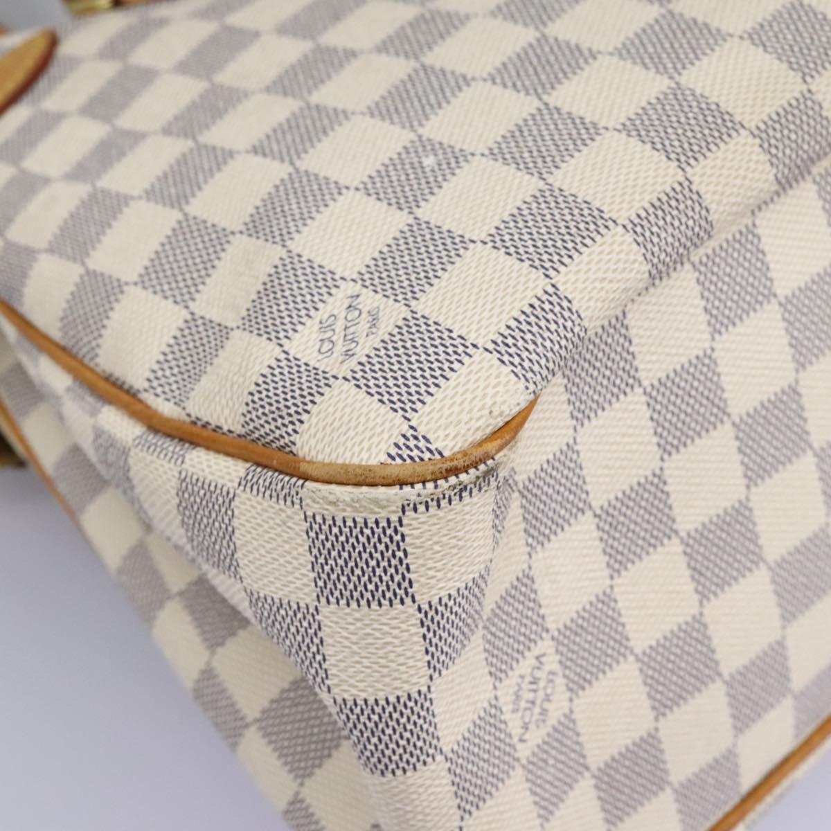 Louis Vuitton Batignolles Horizontal White Canvas Tote Bag (Pre-Owned)
