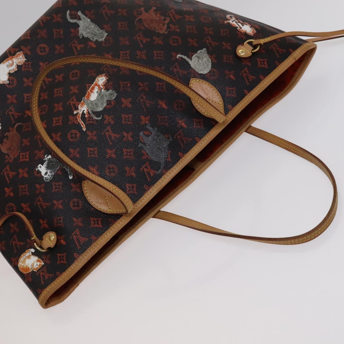 Louis Vuitton Neverfull Mm Black Canvas Tote Bag (Pre-Owned)