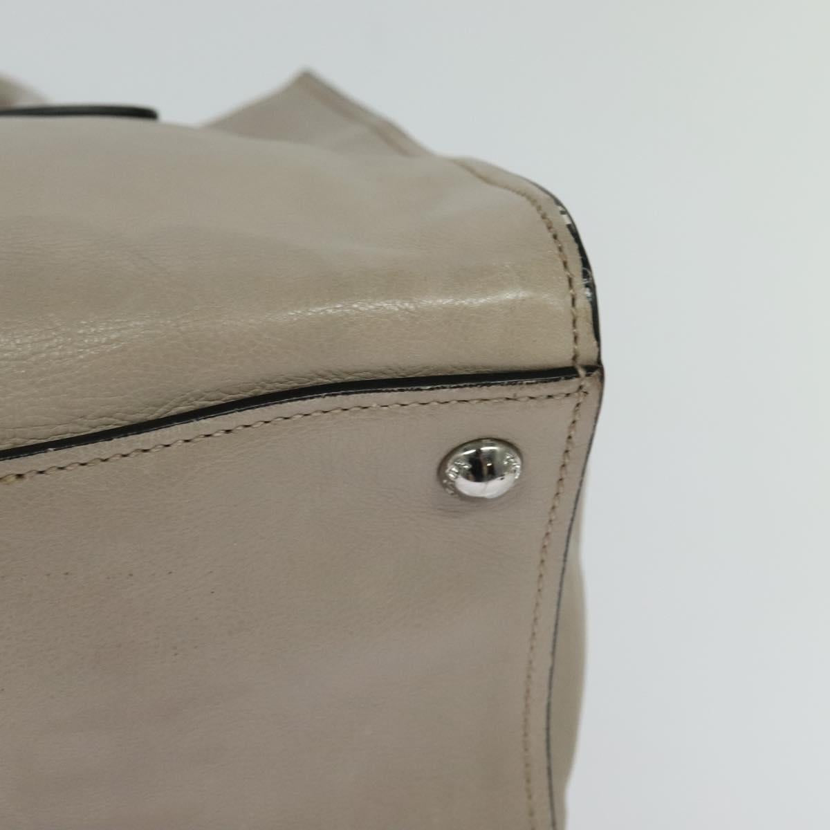 Prada Galleria Beige Leather Handbag (Pre-Owned)