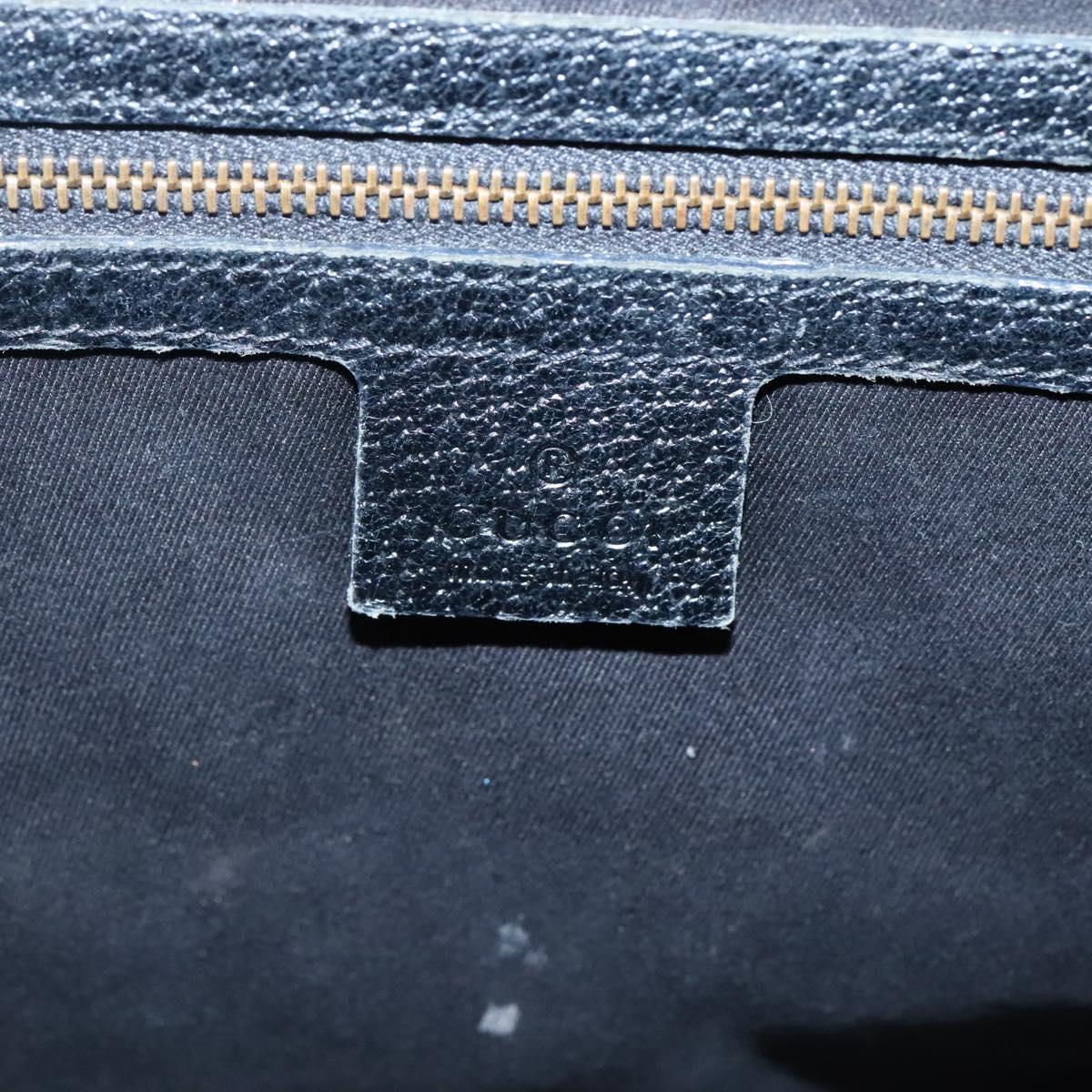 Gucci Gg Canvas Black Canvas Handbag (Pre-Owned)