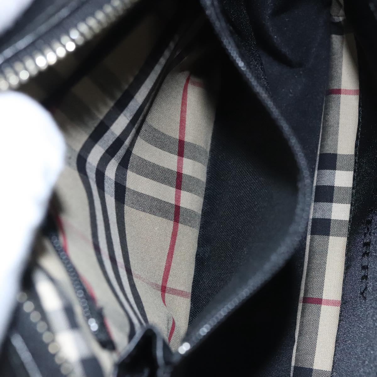Burberry Black Leather Clutch Bag (Pre-Owned)