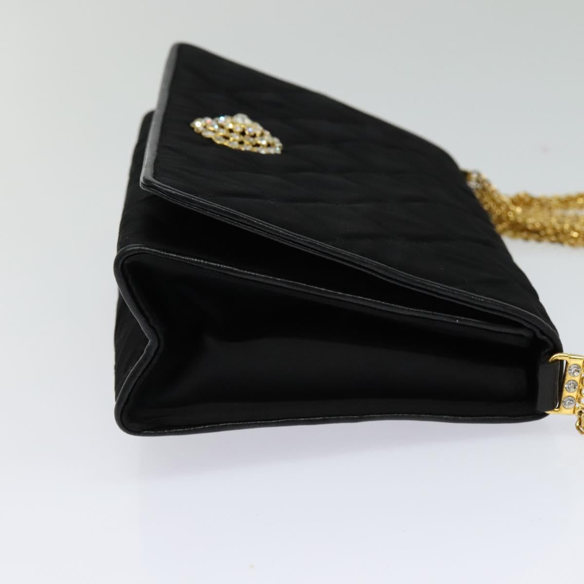 Chanel Black Silk Shoulder Bag (Pre-Owned)