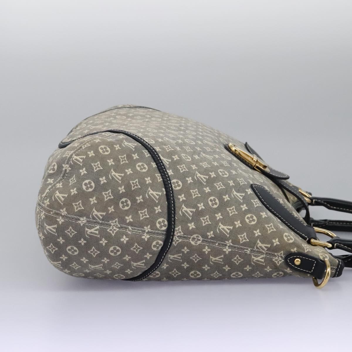 Louis Vuitton Elegie Grey Canvas Shoulder Bag (Pre-Owned)