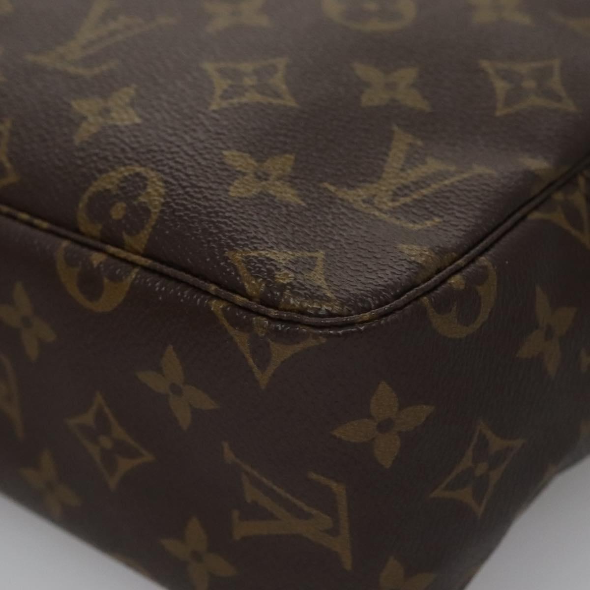Louis Vuitton Trousse Toilette 28 Brown Canvas Clutch Bag (Pre-Owned)