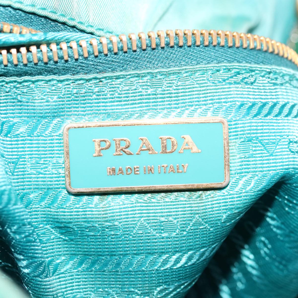 Prada Blue Synthetic Handbag (Pre-Owned)