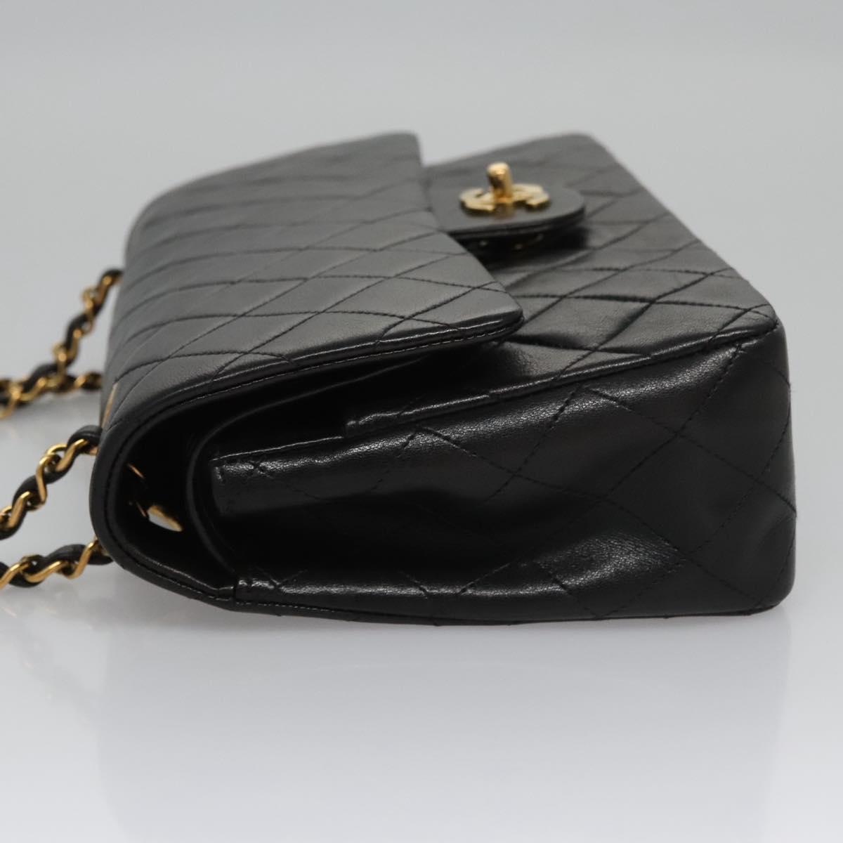 Chanel Timeless Black Leather Shoulder Bag (Pre-Owned)