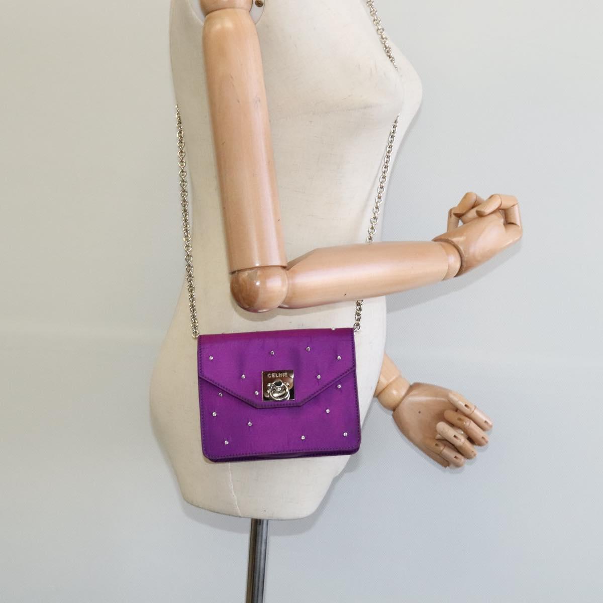 Céline Purple Synthetic Shoulder Bag (Pre-Owned)
