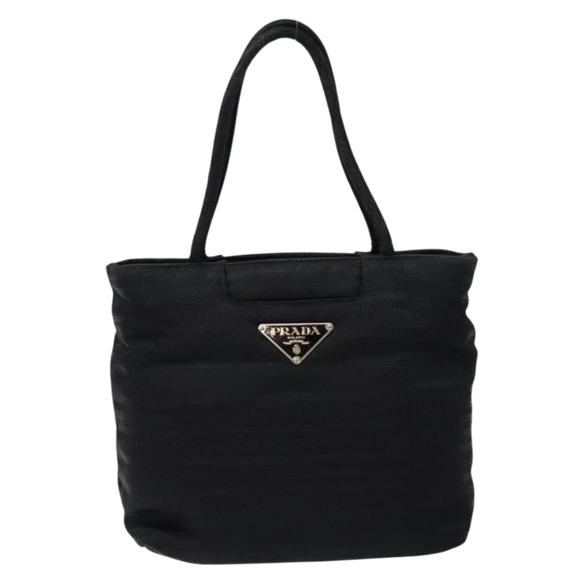 Prada Re-Nylon Black Nylon Handbag (Pre-Owned)