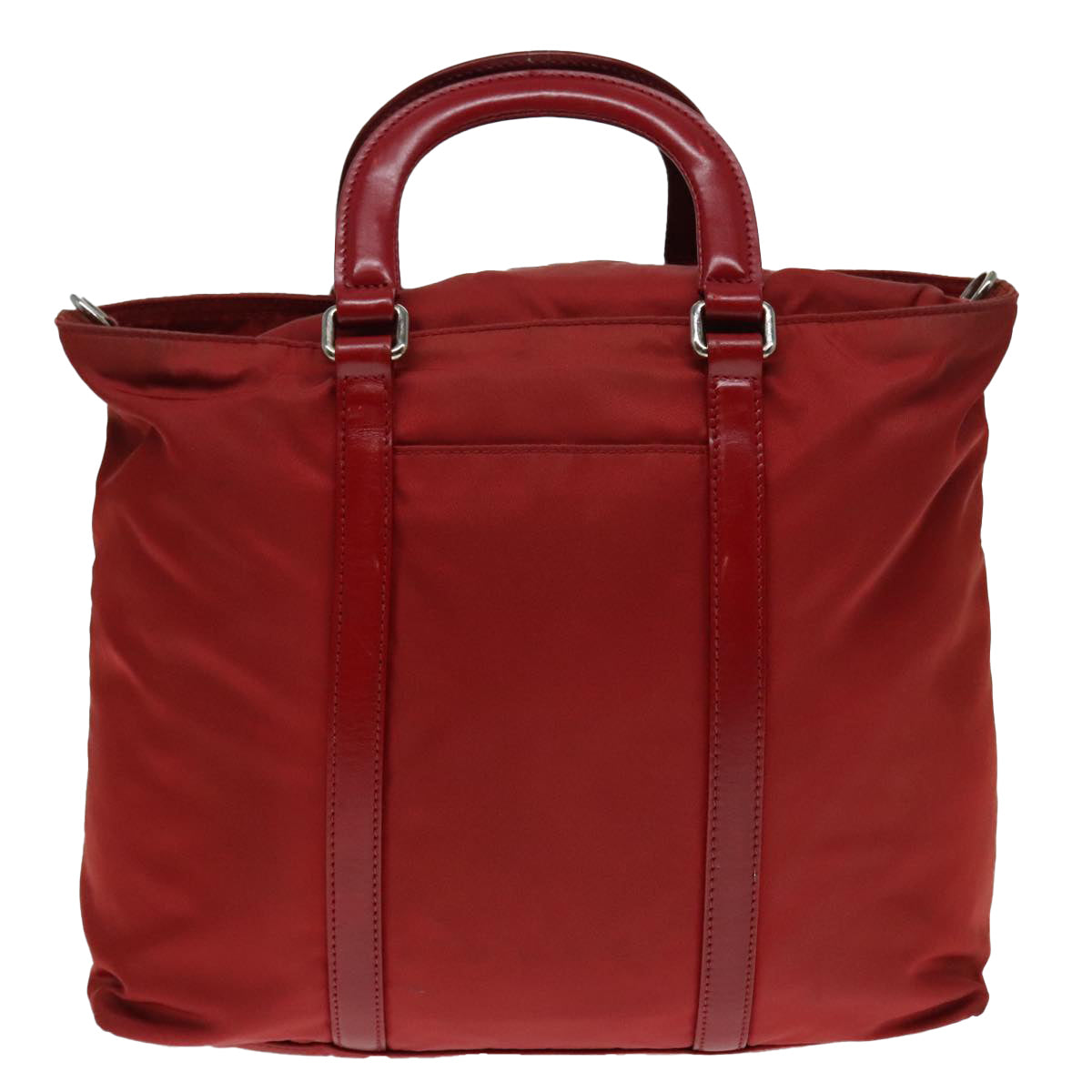 Prada Tessuto Red Synthetic Handbag (Pre-Owned)