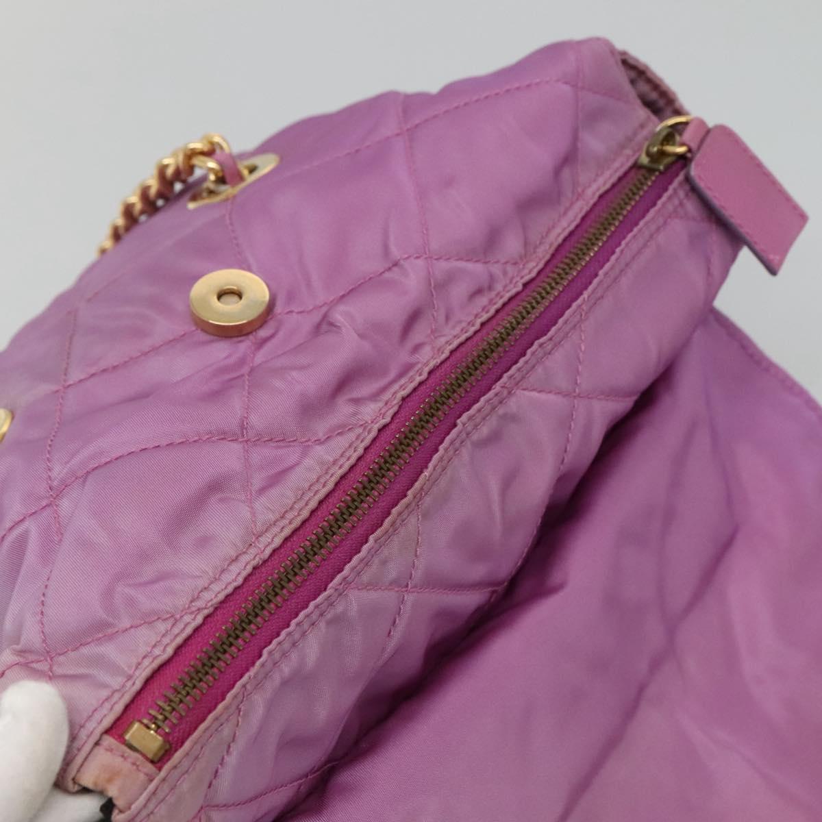 Prada Tessuto Purple Synthetic Shoulder Bag (Pre-Owned)
