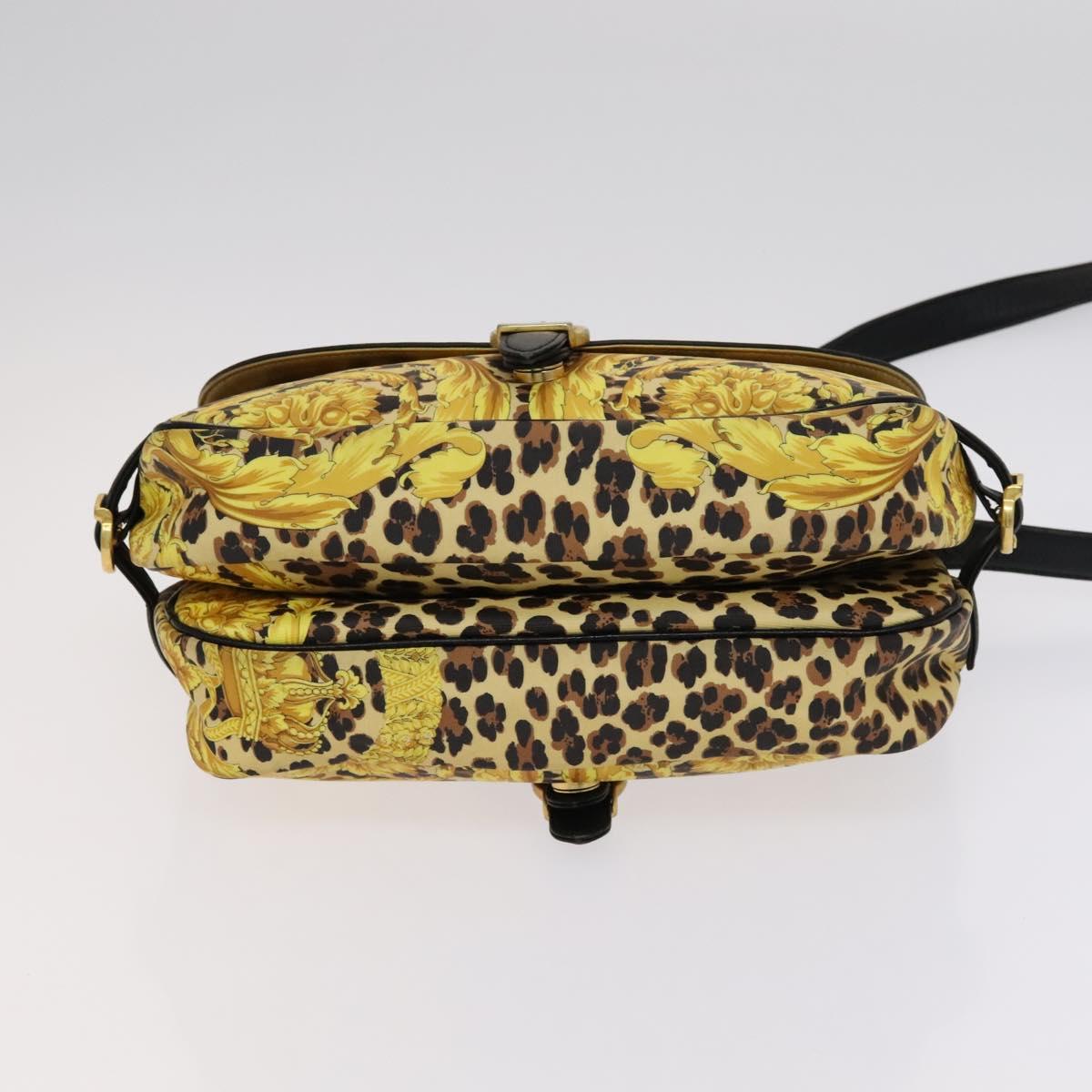 Versace - Yellow Canvas Shoulder Bag (Pre-Owned)