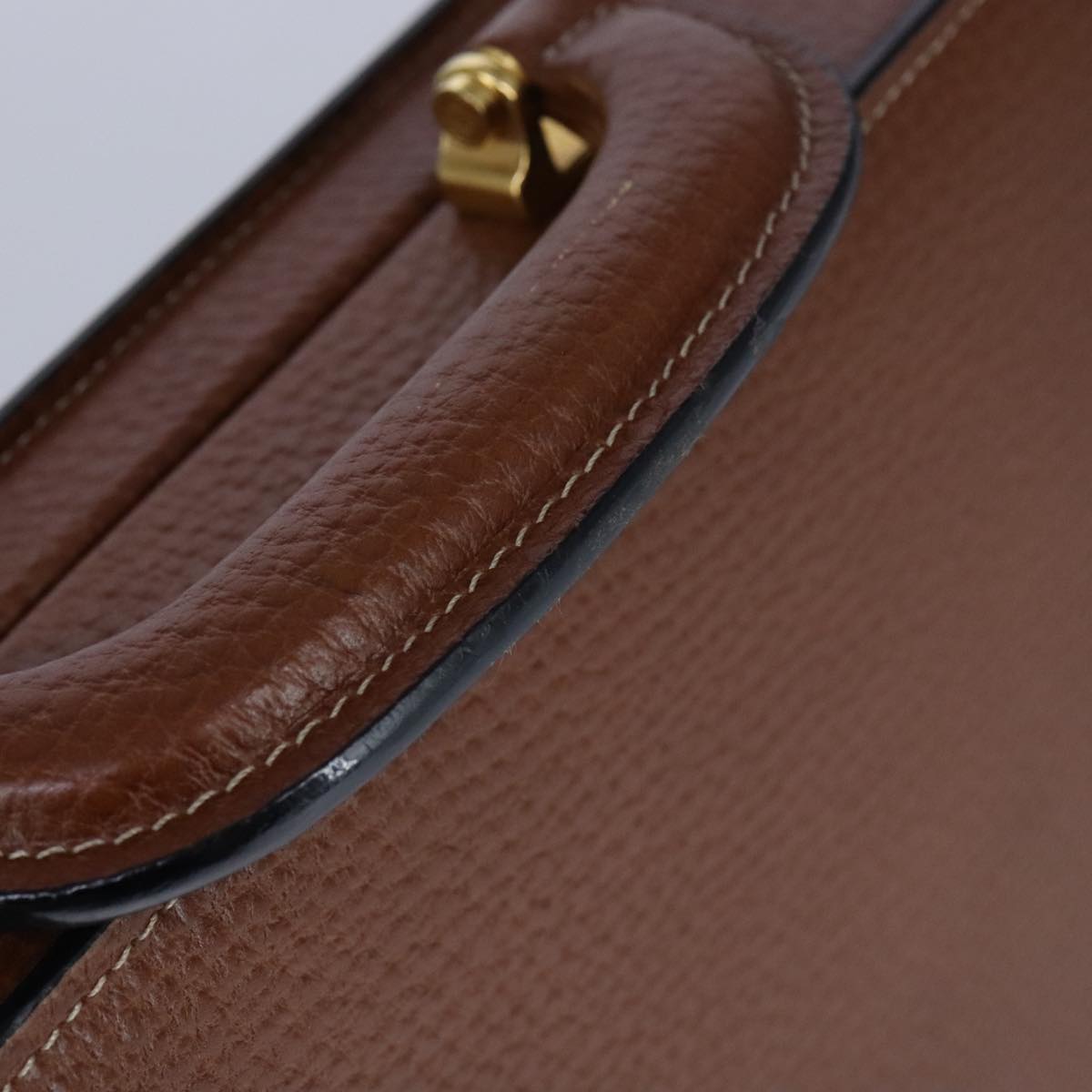 Loewe Brown Leather Briefcase Bag (Pre-Owned)