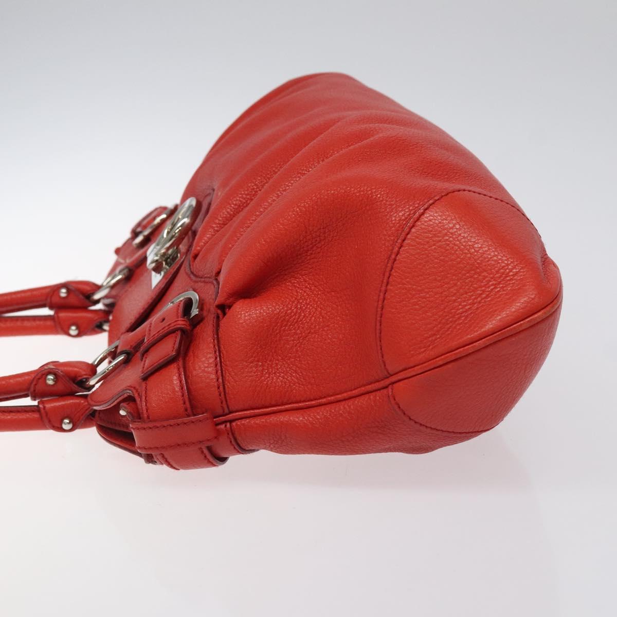 Salvatore Ferragamo Marisa Red Leather Handbag (Pre-Owned)