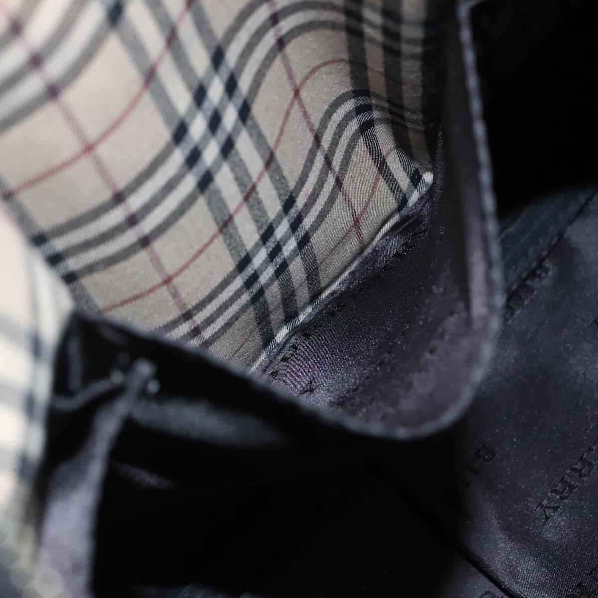 Burberry Nova Check Black Synthetic Briefcase Bag (Pre-Owned)