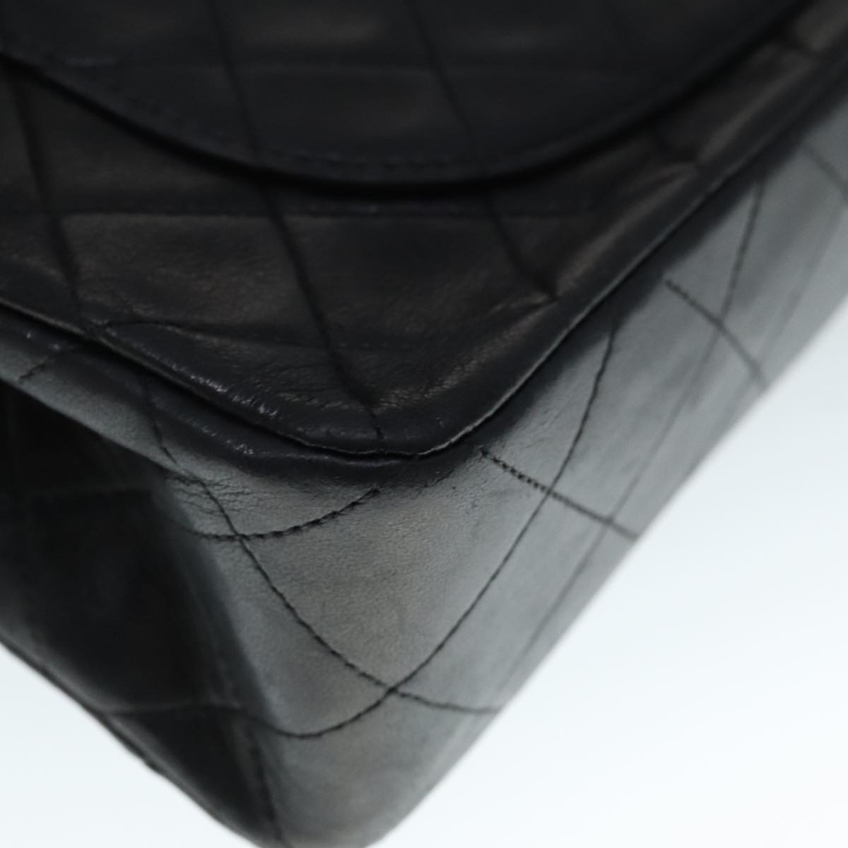 Chanel Timeless Black Leather Shoulder Bag (Pre-Owned)