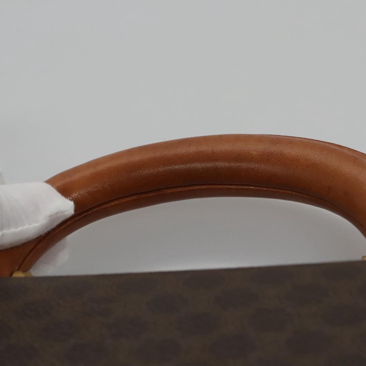 Céline Macadam Brown Canvas Briefcase Bag (Pre-Owned)