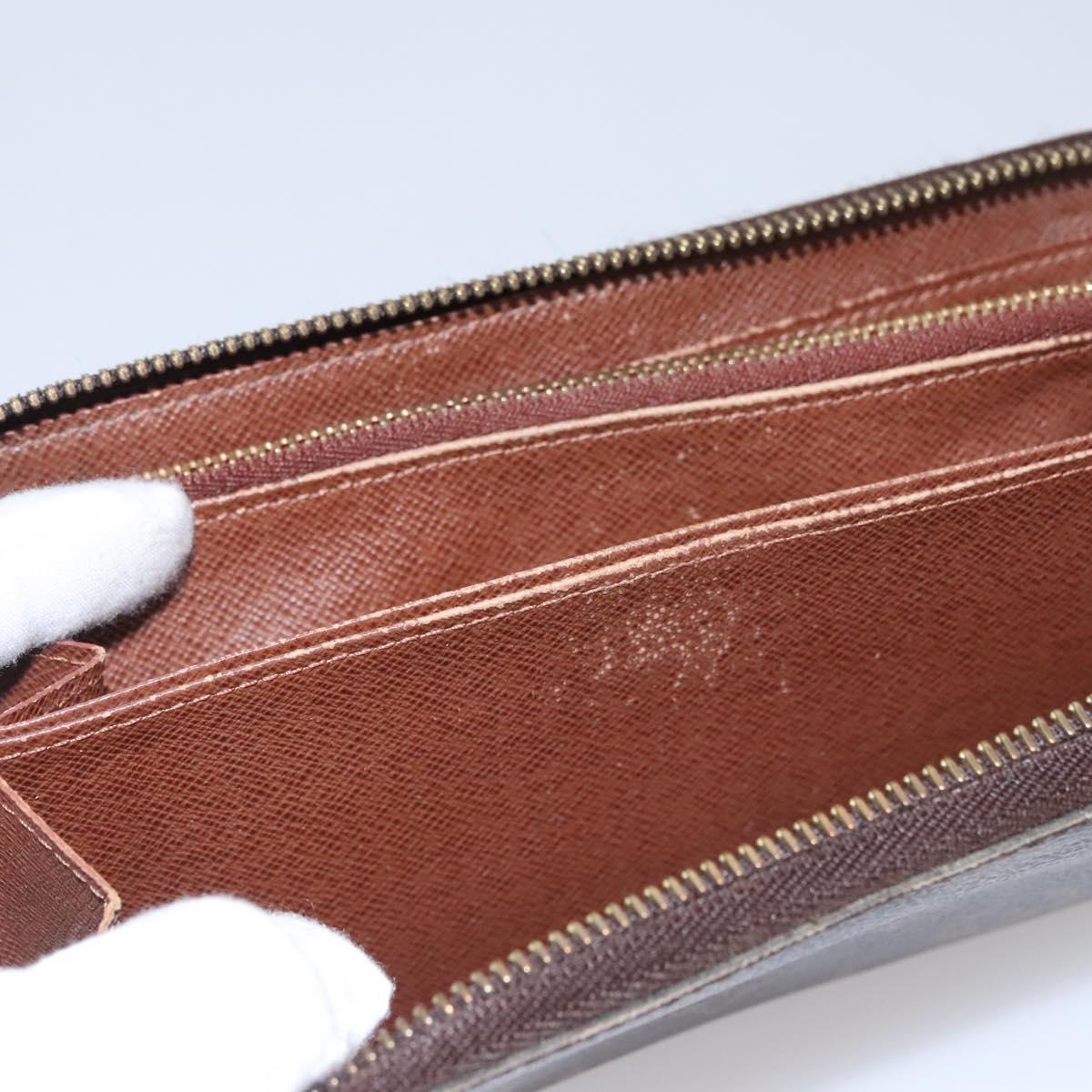 Louis Vuitton Zippy Wallet Brown Canvas Wallet (Pre-Owned)