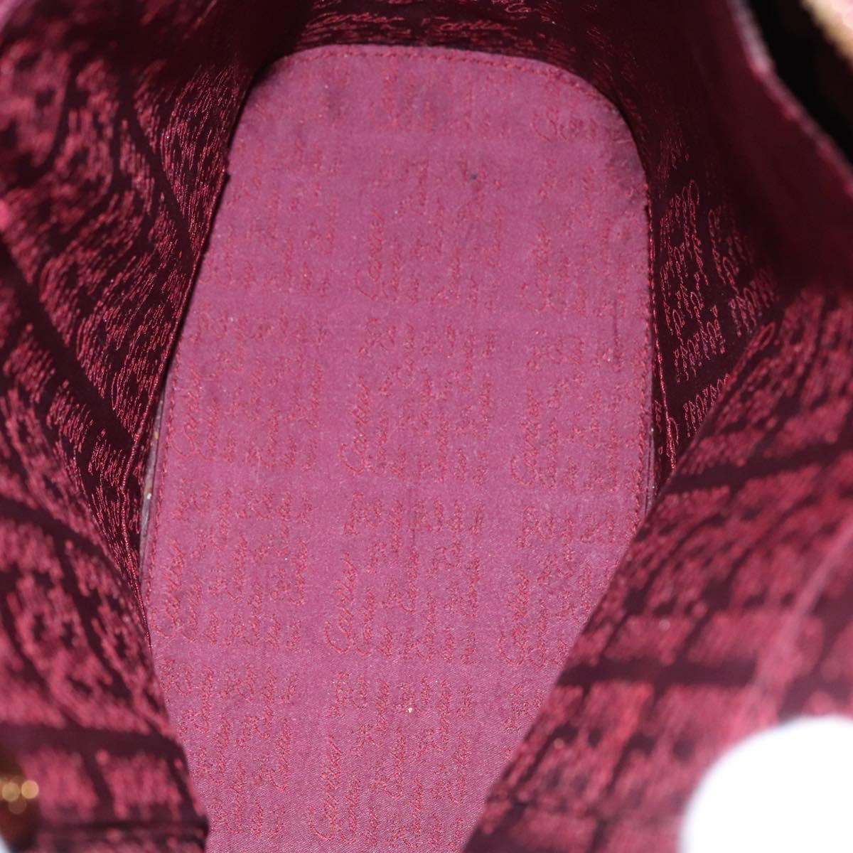 Cartier Must Line Burgundy Leather Handbag (Pre-Owned)
