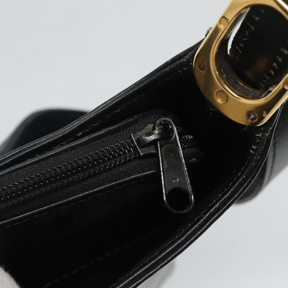 Bally Black Leather Shoulder Bag (Pre-Owned)