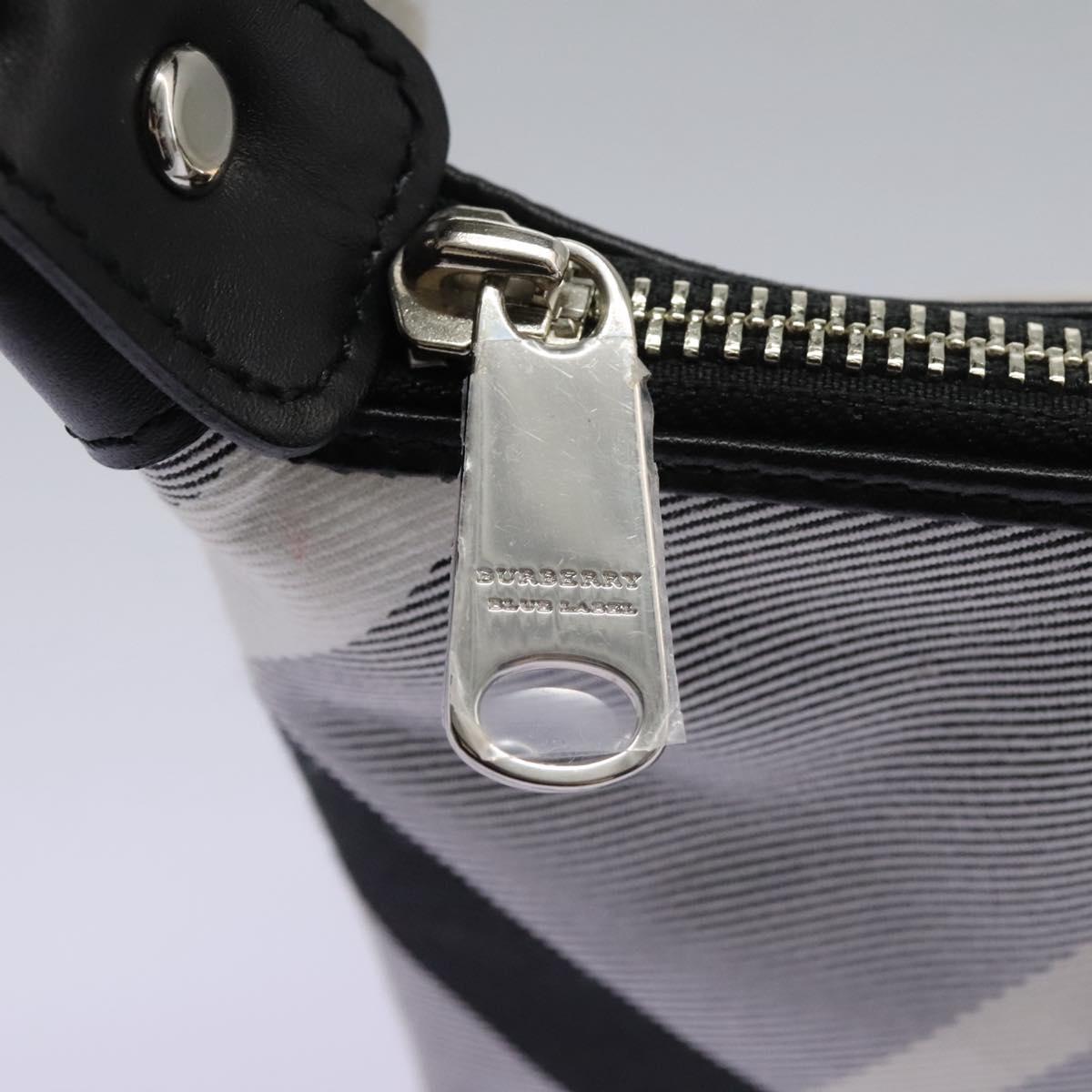 Burberry Nova Check Grey Canvas Clutch Bag (Pre-Owned)