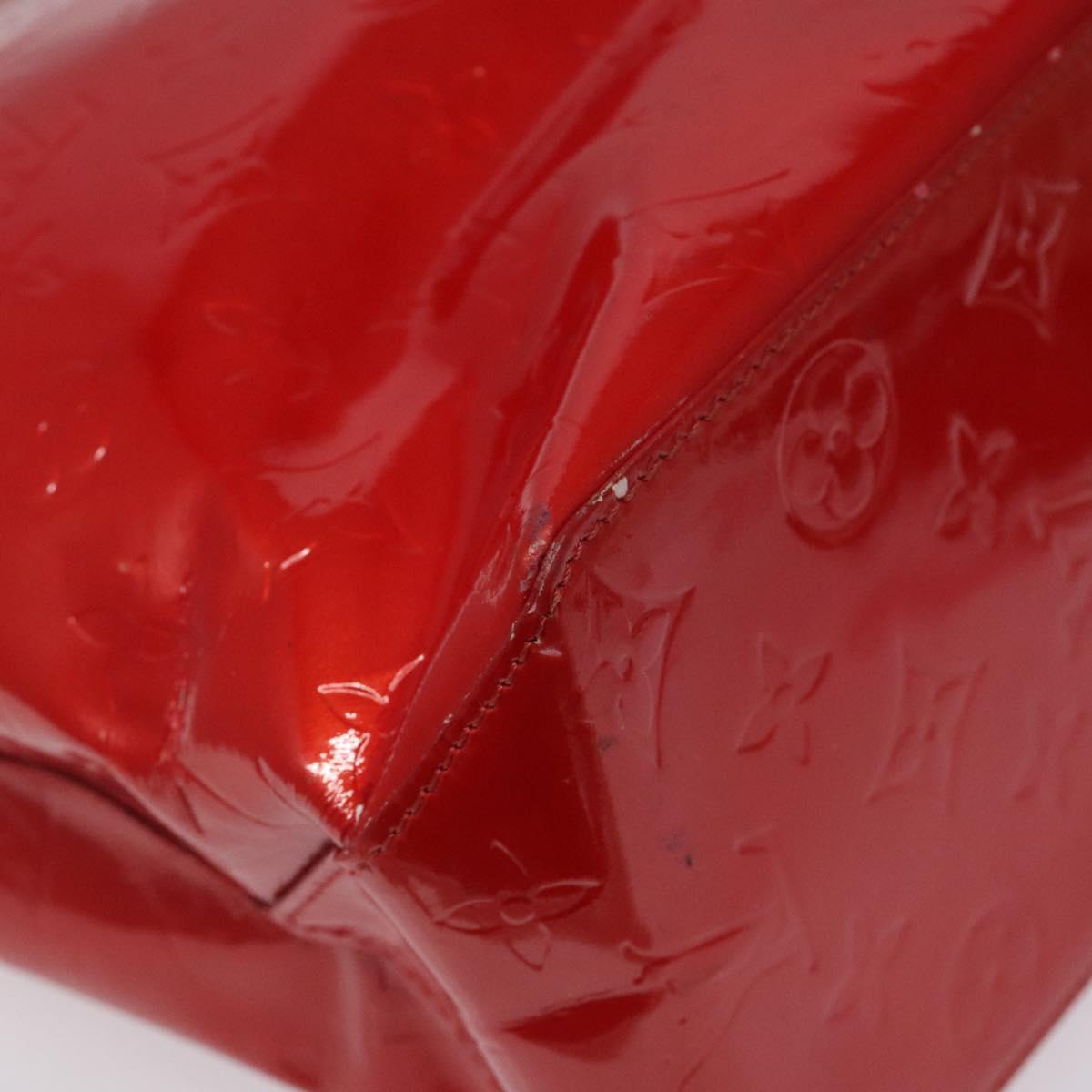Louis Vuitton Reade Red Patent Leather Tote Bag (Pre-Owned)