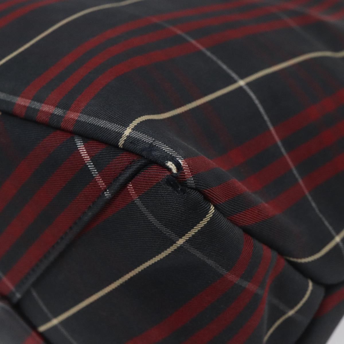 Burberry Nova Check Red Canvas Tote Bag (Pre-Owned)