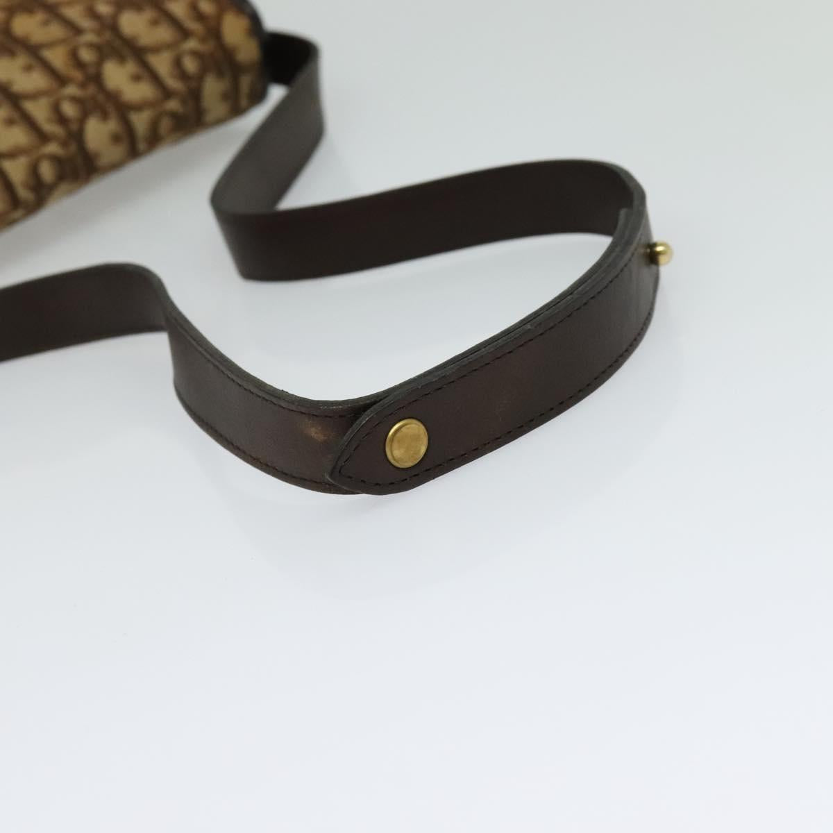 Dior Brown Canvas Shoulder Bag (Pre-Owned)
