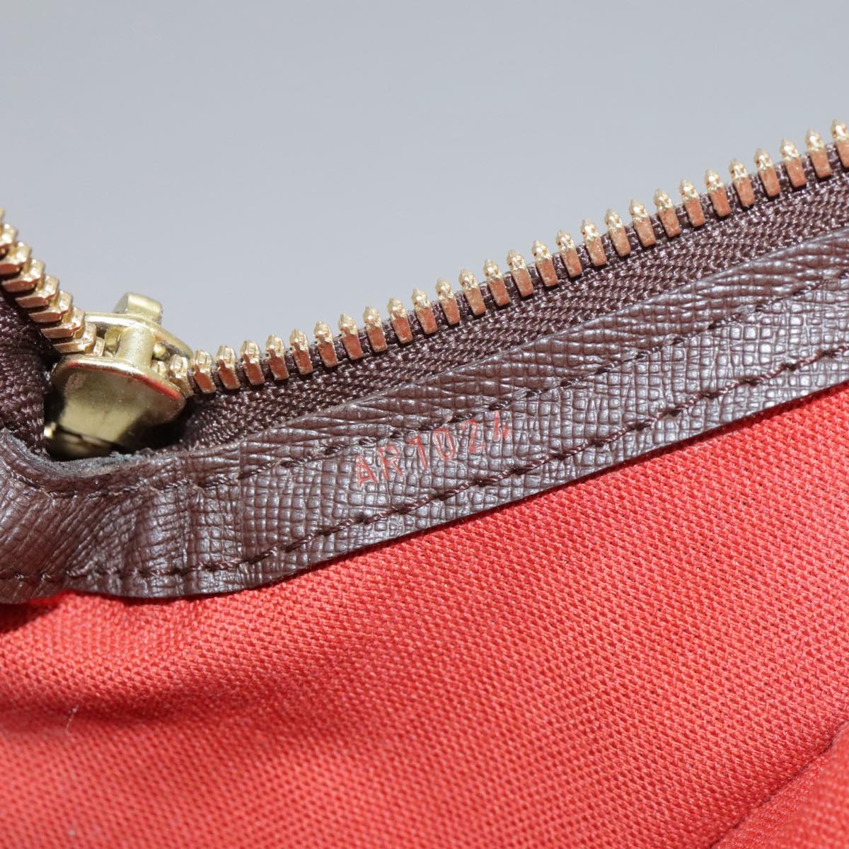 Louis Vuitton Belem Pm Brown Canvas Handbag (Pre-Owned)