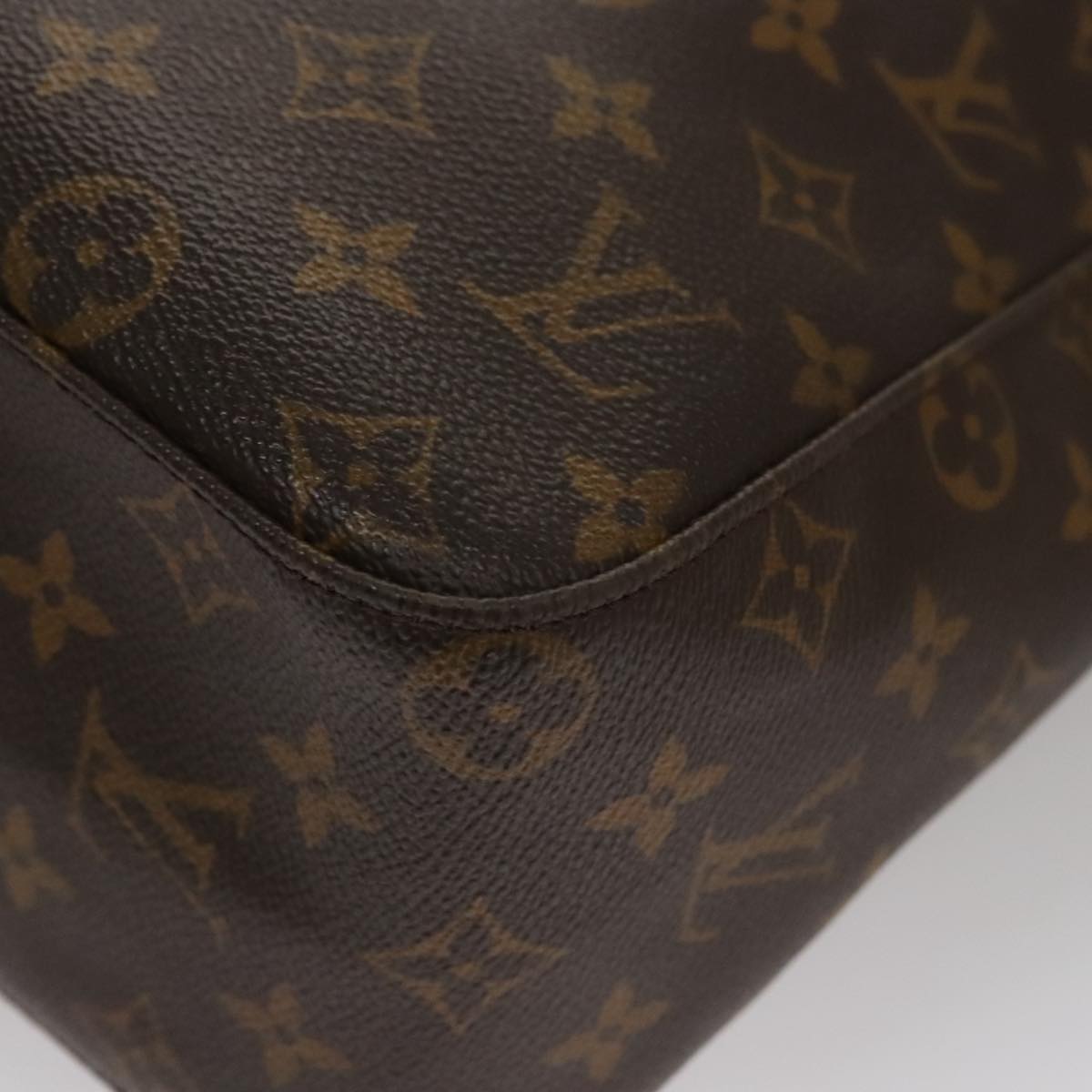 Louis Vuitton Looping Gm Brown Canvas Shoulder Bag (Pre-Owned)