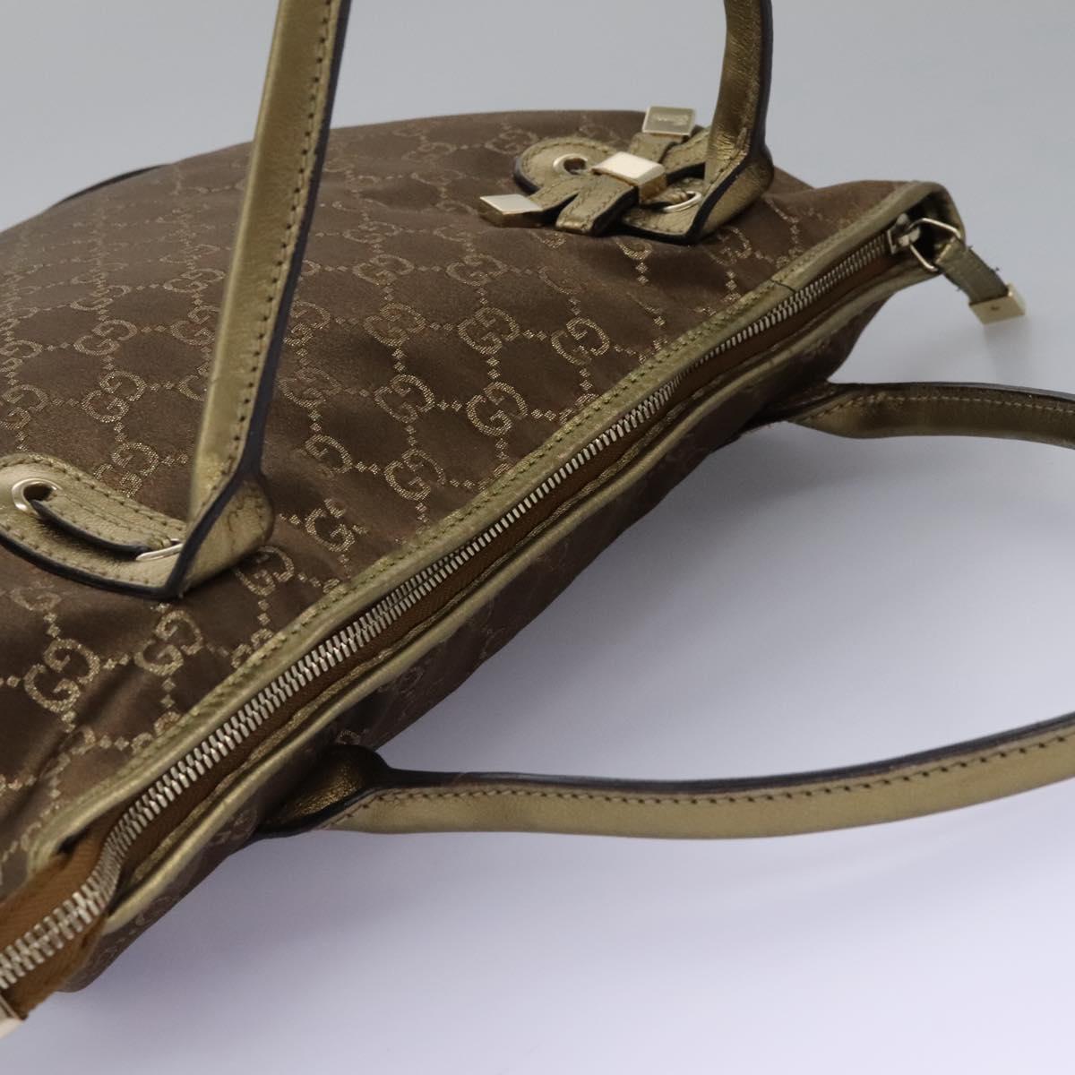 Gucci Princy Brown Canvas Tote Bag (Pre-Owned)