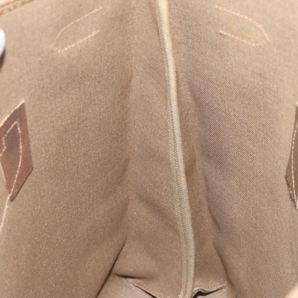 Gucci Gg Canvas Beige Canvas Tote Bag (Pre-Owned)