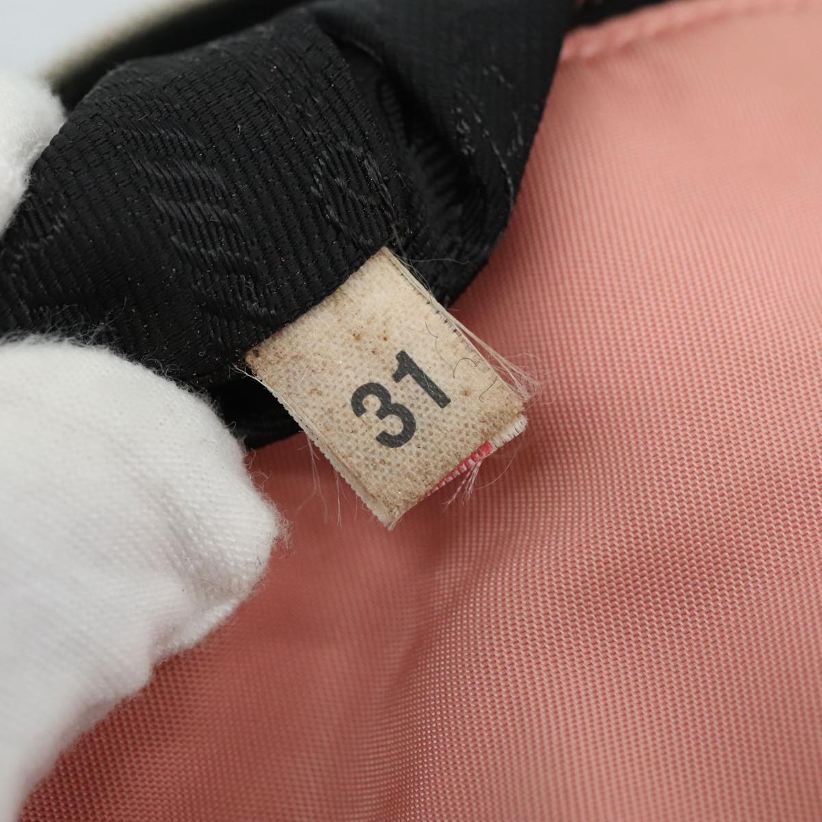 Prada Re-Nylon Pink Canvas Shoulder Bag (Pre-Owned)