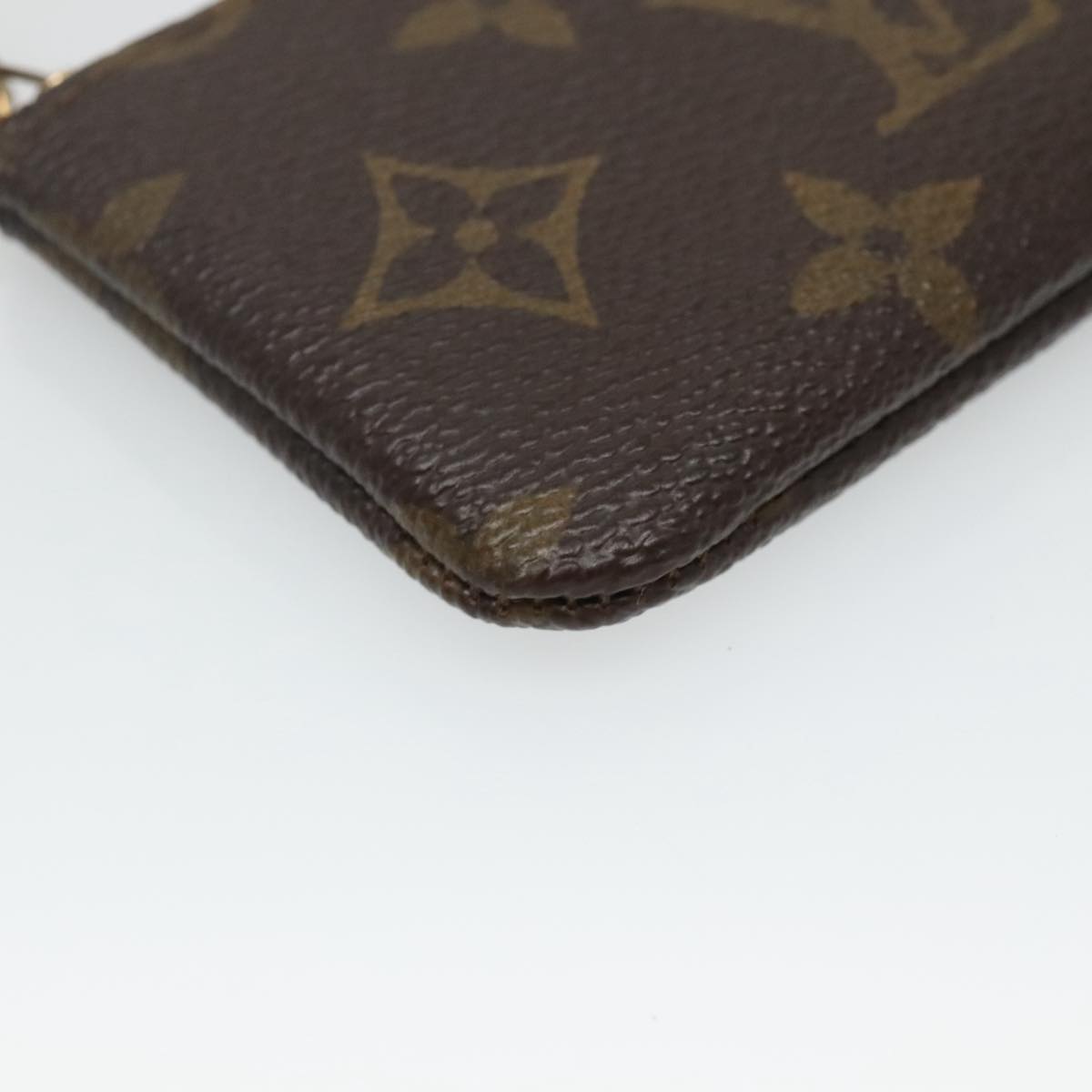 Louis Vuitton Pochette Clés Brown Canvas Wallet (Pre-Owned)