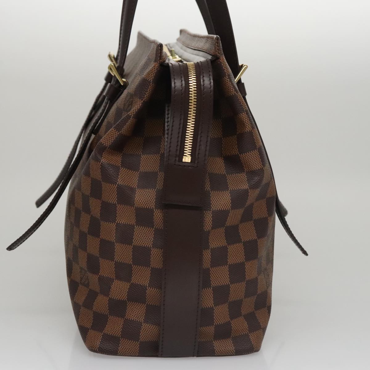 Louis Vuitton Chelsea Brown Canvas Tote Bag (Pre-Owned)