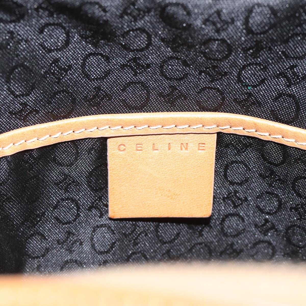 Céline Macadam Black Suede Handbag (Pre-Owned)